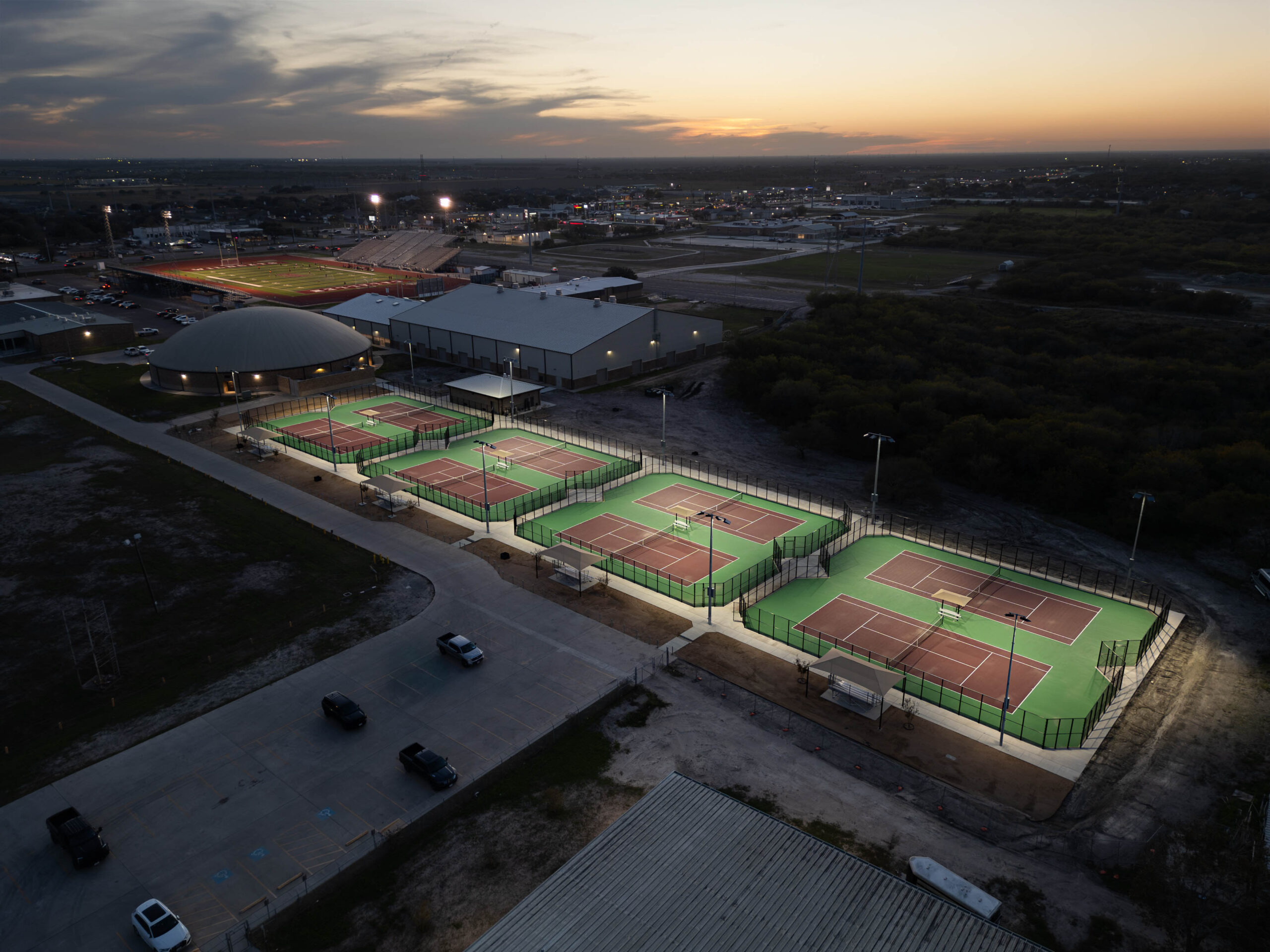 Featured image for “Calallen ISD Tennis Court and West Pavilion”